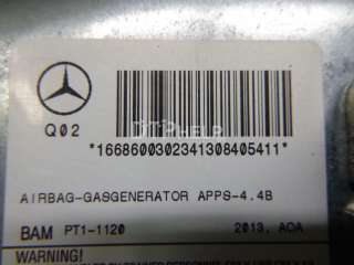 Подушка безопасности пассажирская (в торпедо) Mercedes ML/GLE w166 2012г. 1668600302 - Фото 4