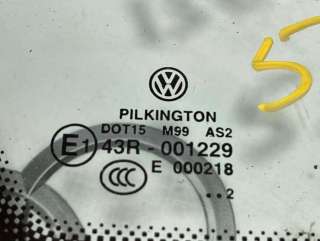 Стекло кузовное боковое левое Volkswagen Passat USA 2012г.  - Фото 4