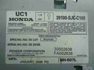 Магнитола Honda Ridgeline 2006г. 39100SJCC100 - Фото 4