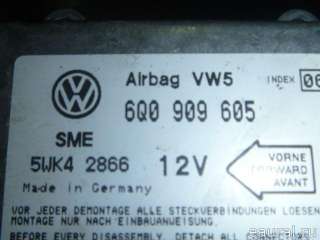 Блок управления AIR BAG Volkswagen Golf 4 1998г. 6Q0909605 - Фото 3