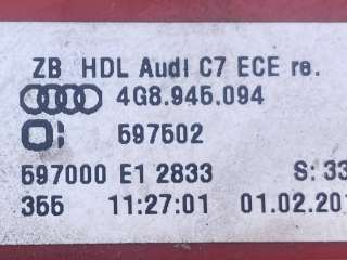 4G8945094 Фонарь крышки багажника правый Audi A7 1 (S7,RS7) Арт 5738_2, вид 2
