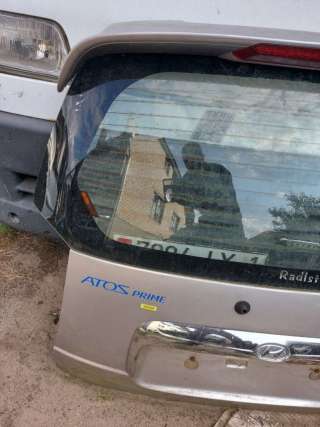 Крышка багажника (дверь 3-5) Hyundai Atos 1 2001г.  - Фото 4