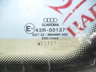 Стекло кузовное боковое правое Audi A6 C5 (S6,RS6) 1998г.  - Фото 2