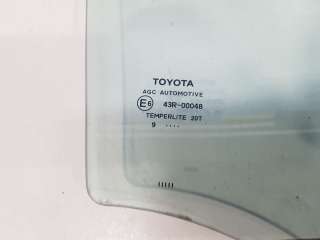 Стекло двери задней правой Toyota Avensis 3 2009г. 6812305070 - Фото 2