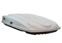 Багажник на крышу Автобокс (480л) FirstBag J480.002 (195x85x40 см) цвет белый Fiat Doblo 1 2012г.  - Фото 2