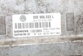 Блок управления двигателем Volkswagen Polo 4 2005г. 03E906033L , art3050126 - Фото 3
