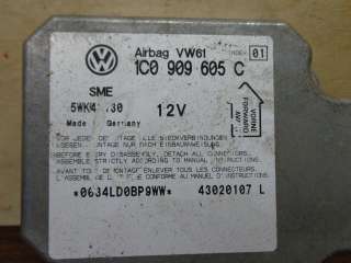 Блок управления подушек безопасности Volkswagen Passat B5 2004г. 1C0909605C - Фото 3