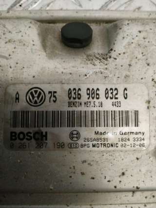 Блок управления двигателем Volkswagen Golf 5 2003г. 036906032G,0261207190 - Фото 4