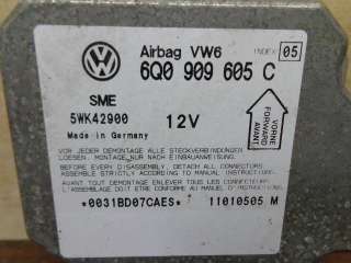 Блок управления подушек безопасности Volkswagen Passat B5 2001г. 6Q0909605C - Фото 3