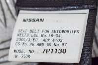 Ремень безопасности задний левый Nissan Navara D40 2008г. 7P1130 , art427624 - Фото 6