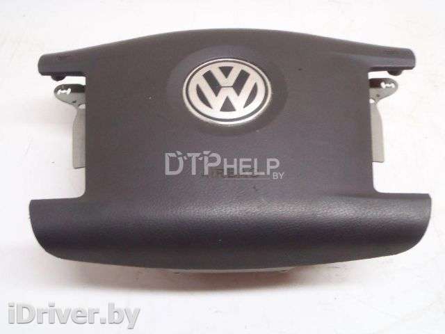 Подушка безопасности в рулевое колесо Volkswagen Touareg 1 2003г.  - Фото 1