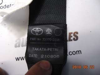 Ремень безопасности Toyota Avensis 2 2006г. 7337005081 , artADT36558 - Фото 5