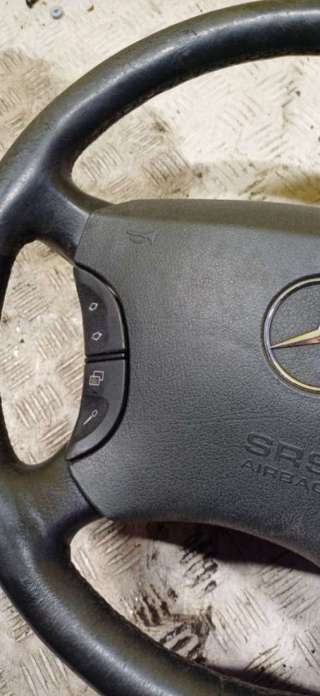 Подушка безопасности водителя Mercedes S W220 2001г.  - Фото 3