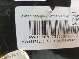 бампер Lexus RX 3 2012г. 521194D921, 5211948470 - Фото 15