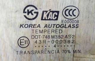 Стекло двери передней правой Hyundai Elantra XD 2004г. 43R-000382 - Фото 2