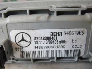 Электрический радиатор отопителя (тэн) Mercedes GLK X204 2013г. A2048300461 - Фото 4