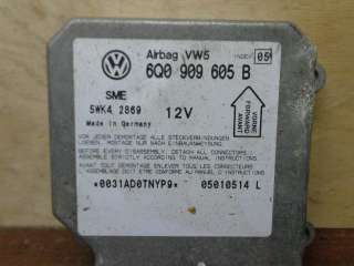 Блок управления подушек безопасности Volkswagen Passat B5 2001г. 6Q0909605B - Фото 3