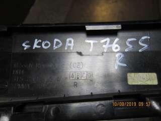 Накладка двери задней правой Skoda Superb 2 2008г. 3T5839902A - Фото 3