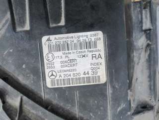 Фара передняя правая Mercedes C W204 2011г. A2048204439 - Фото 2
