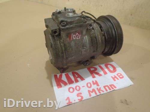 Компрессор системы кондиционирования Kia Rio 1 2000г. 0K30C61450D - Фото 1