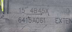 Накладка бампера Mitsubishi Outlander 3 2012г. 6415A061 - Фото 10