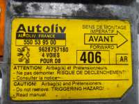 Блок управления подушек безопасности Peugeot 406 2003г. 550539500 - Фото 4