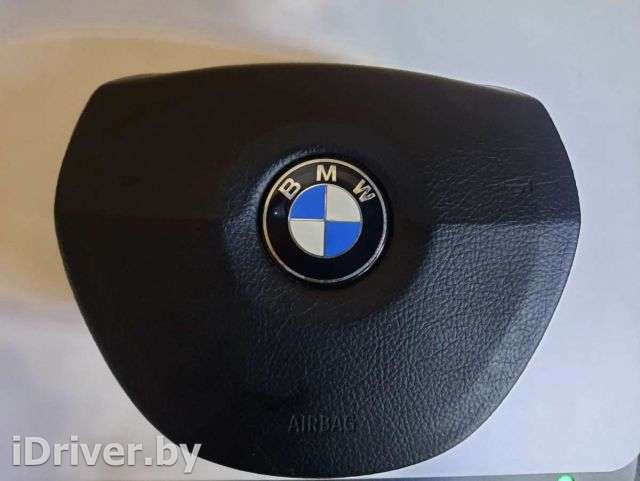 Подушка безопасности водителя BMW 5 F10/F11/GT F07 2011г.  - Фото 1