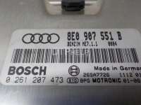 Блок управления двигателем Audi A4 B6 2001г. 8E0907551B - Фото 4