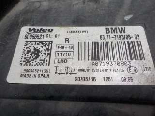 Фара правая BMW X1 F48  63117428736 - Фото 8