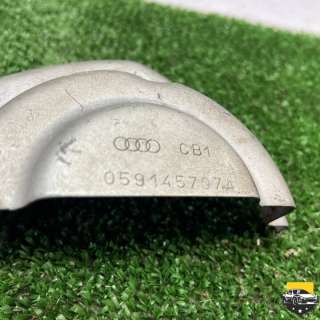 Защита (кожух) ремня ГРМ Audi A6 C5 (S6,RS6) 2000г. 059145707A - Фото 6