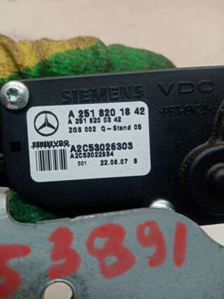 Моторчик открывания кузовного стекла Mercedes R W251 2009г. A2516700404, A2518200342 - Фото 5