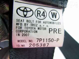 Ремень безопасности Toyota Corolla VERSO 2 2007г. 7p1150p , artRAM93855 - Фото 4
