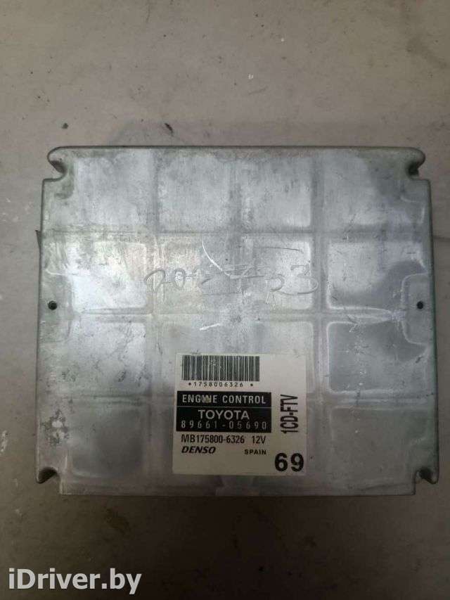 Блок управления двигателем Toyota Avensis 2 2006г. 8966105690,MB1758006326 - Фото 1