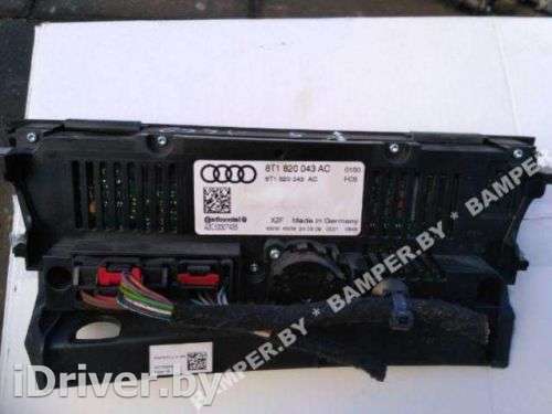 Блок управления печки/климат-контроля Audi A5 (S5,RS5) 1 2009г. 8T1820043AC - Фото 1