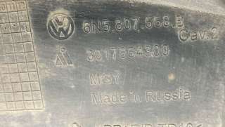 6n5807568b Накладка (юбка) заднего бампера Volkswagen Polo Sedan 6 Арт 112235, вид 4