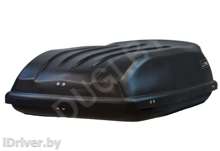 Багажник на крышу Автобокс (370л) на крышу FirstBag , цвет черный матовый Roewe i5 2012г.   - Фото 3