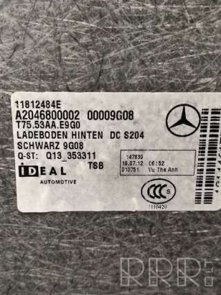 Ковер багажника Mercedes C W204 2012г. a2046800002, 11812484e, 00009g08 , artZVG33601 - Фото 4