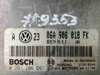 Блок управления двигателем (ДВС) Volkswagen Golf 4 2000г. 06A 906 018 FK, M5.9.2 - Фото 2
