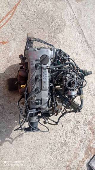 Двигатель  Nissan Sunny N14 1.4 карбюратор Бензин, 1991г.   - Фото 5