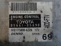 Блок управления ДВС Toyota Avensis 2 2003г. 8966105690 - Фото 3