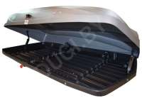 Багажник на крышу Автобокс (480л) FirstBag J480.007 (195x85x40 см) цвет серый Chery Bonus A13 2012г.  - Фото 6