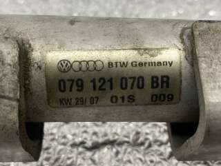 Трубка охлаждающей жидкости металлическая Audi A8 D3 (S8) 2007г. 079121070BR - Фото 5