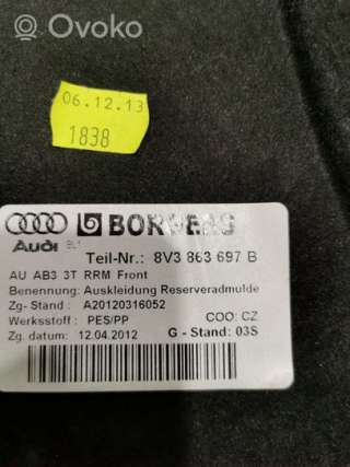 Ковер багажника Audi A3 8V 2014г. 8v3863697b, a20120316052 , artLIG15556 - Фото 3