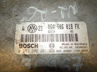 Блок управления двигателем Volkswagen Golf 4 2000г. 06A906018FK - Фото 2