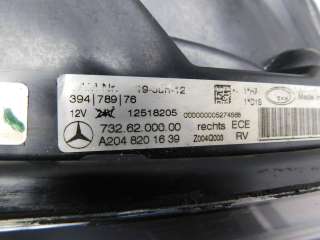 Фара правая Mercedes GLK X204 2009г.  - Фото 5