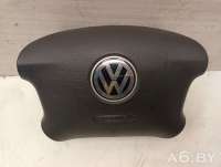Подушка безопасности водителя Volkswagen Sharan 1 restailing 2000г.  - Фото 2