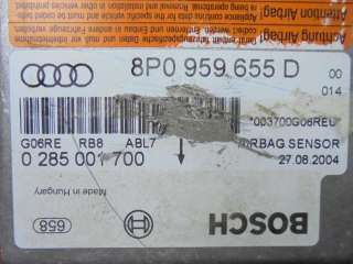Блок управления подушек безопасности Audi A3 8P 2004г. 8P0959655D - Фото 2