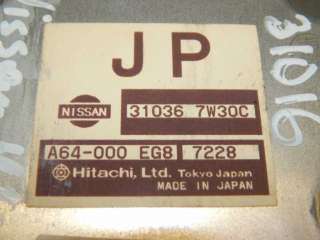 310367W30C Блок управления АКПП Nissan Teana J31 Арт 31016