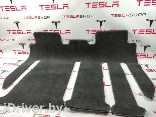 Коврики в салон задний Tesla model X 2018г.  - Фото 1