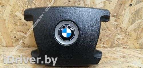 Подушка безопасности водителя BMW 7 E65/E66 2003г.  - Фото 1